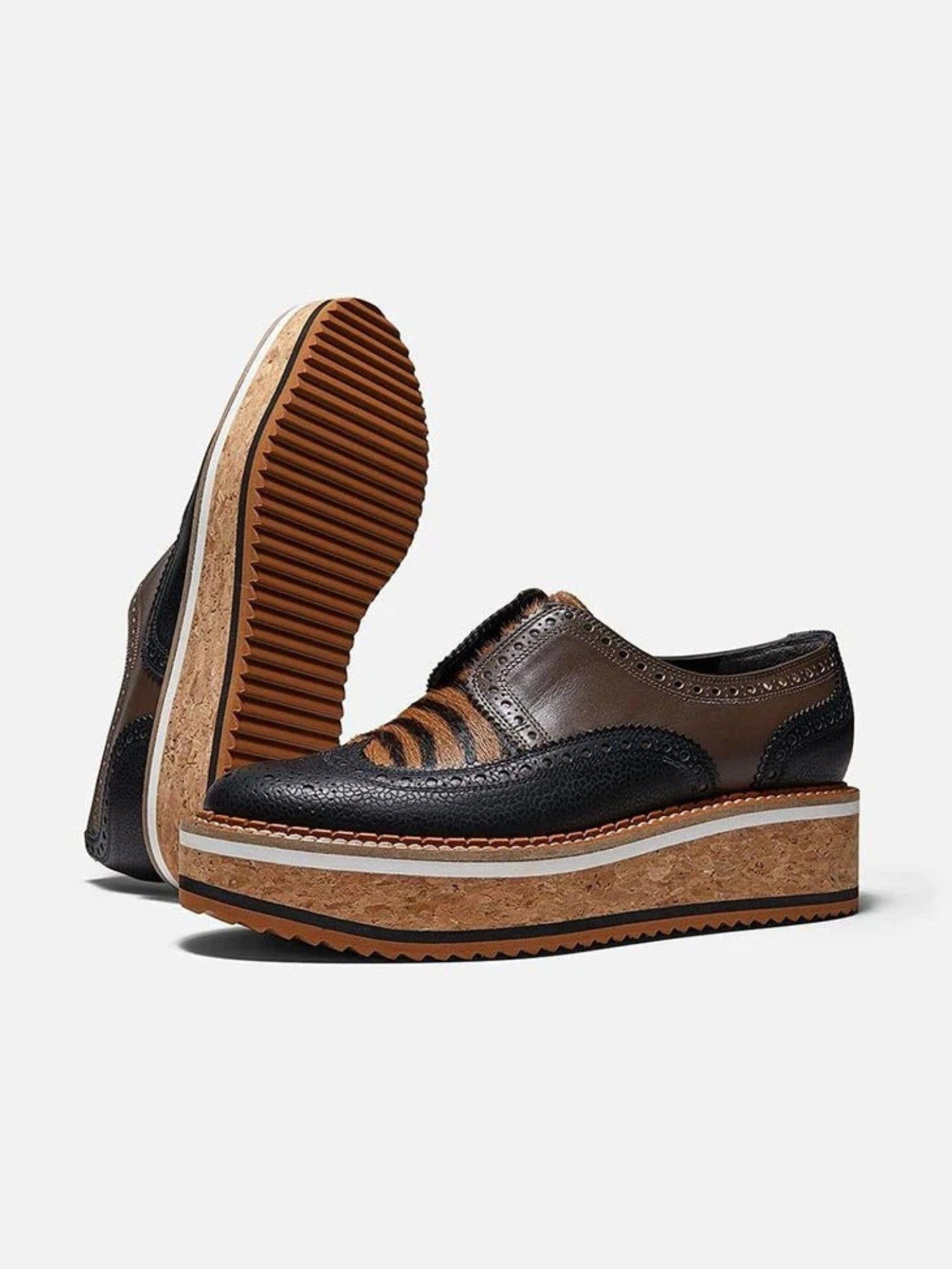 DERBIES - BECKA, black caviar - Clergerie Paris - USA