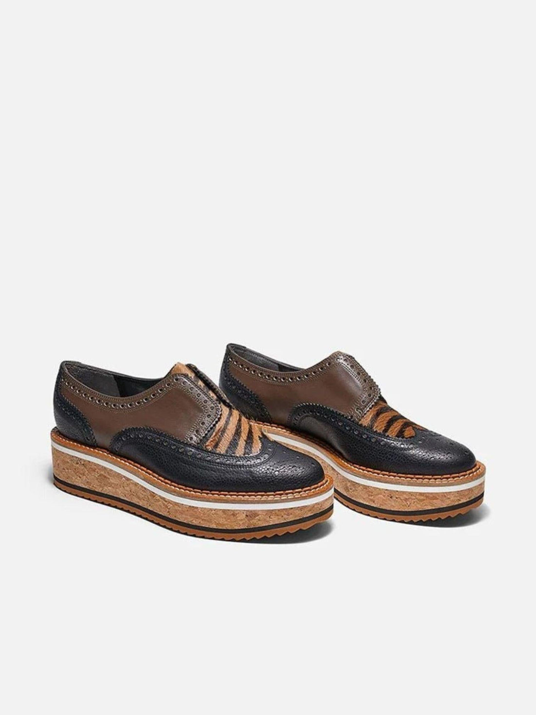 DERBIES - BECKA, black caviar - Clergerie Paris - USA