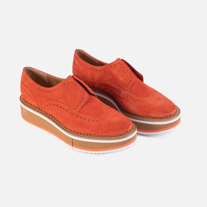 DERBIES - BECKA derbies, fiery red || OUTLET - BECKAC6REDCRUM350 - Clergerie Paris - USA