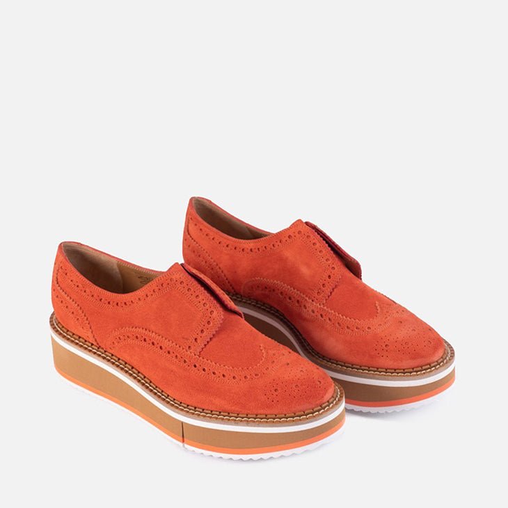 DERBIES - BECKA, fiery red || OUTLET - Clergerie Paris - USA