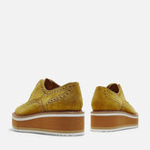 DERBIES - BECKA, yellow suede || OUTLET - Clergerie Paris - USA