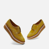 DERBIES - BECKA, yellow suede || OUTLET - Clergerie Paris - USA