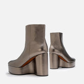 ANKLE BOOTS - BELEN, metallic gobi - Clergerie Paris - USA