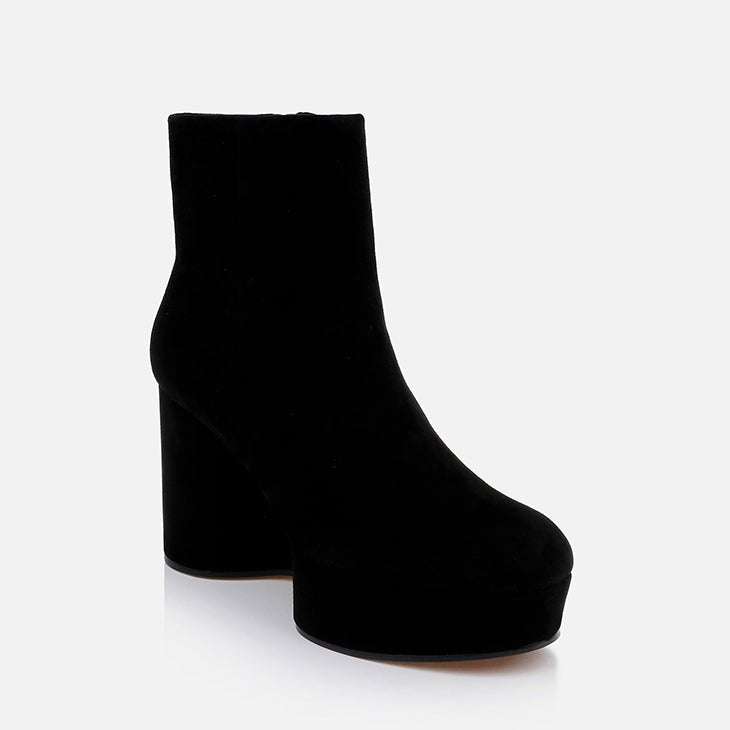 ANKLE BOOTS - BELEN, suede black - Clergerie Paris - USA