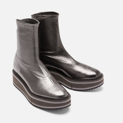 ANKLE BOOTS - BERTA ankle boots, silver || OUTLET - BERTA4GRYMNAM350 - Clergerie Paris - USA