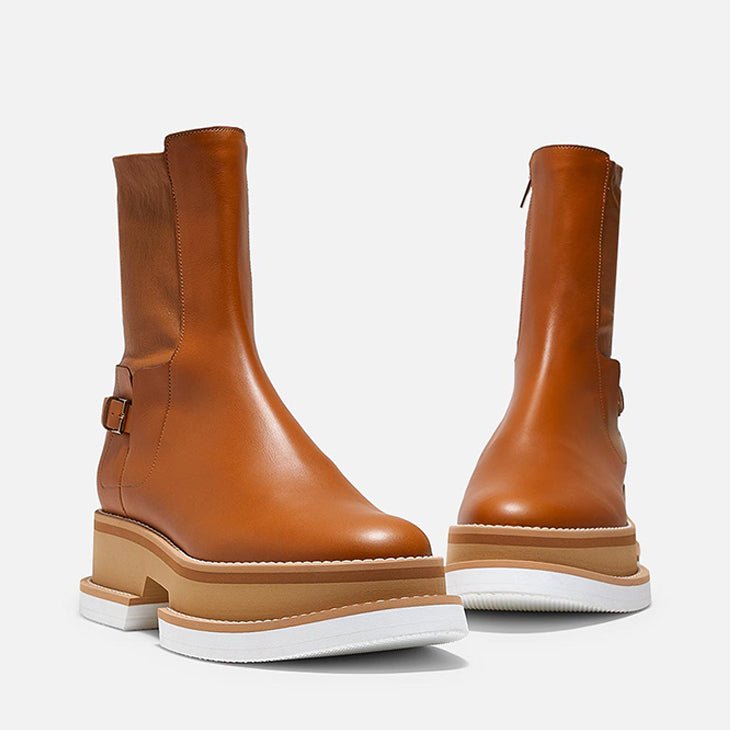 ANKLE BOOTS - BEY, rust || OUTLET - Clergerie Paris - USA