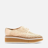 DERBIES - BIBA, natural cellulose raffia - Clergerie Paris - USA