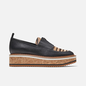 LOAFERS - BOAZ loafers, black calfskin || OUTLET - BOAZPBLKCAVM340 - Clergerie Paris - USA