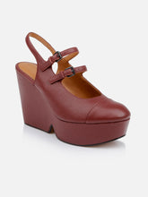 WEDGES - BONITA, garnet - Clergerie Paris - USA