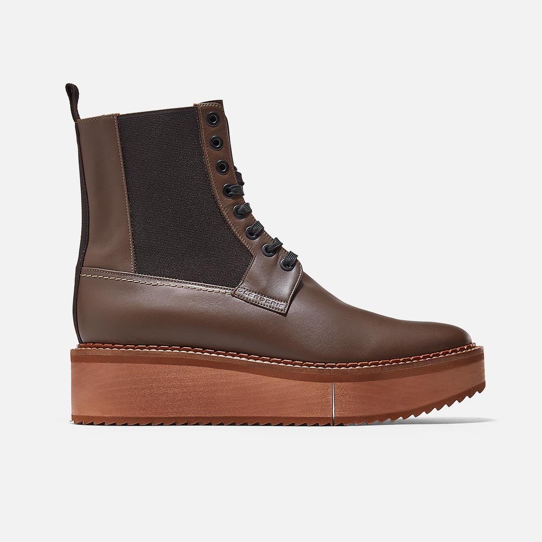 ANKLE BOOTS - BRENDY ankle boots, brown calfskin || OUTLET - BRENDY8BROCALM340 - Clergerie Paris - USA