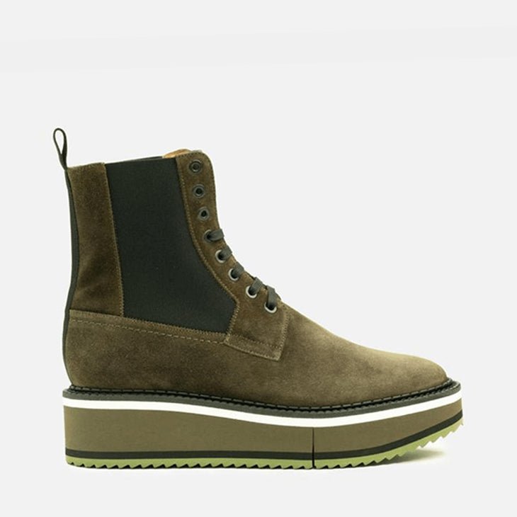 ANKLE BOOTS - BRENDY, leaf green || OUTLET - Clergerie Paris - USA