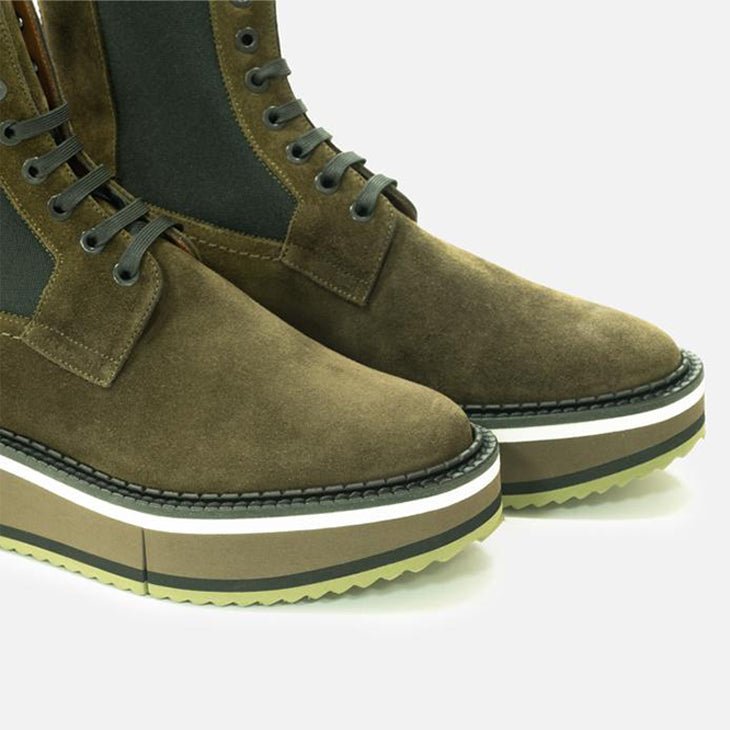 ANKLE BOOTS - BRENDY, leaf green || OUTLET - Clergerie Paris - USA