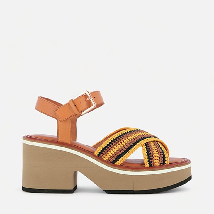 SANDALS - CARYA, crochet mango - Clergerie Paris - USA