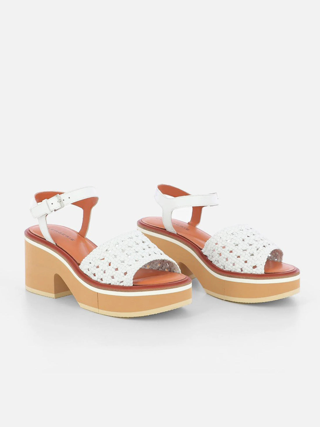 CELITA sandals, nappa white || OUTLET