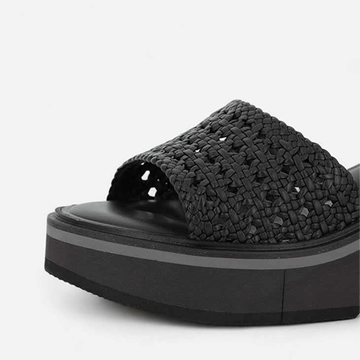 SANDALS - CELITA, black nappa || OUTLET - Clergerie Paris - USA