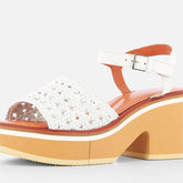 SANDALS - CELITA, nappa white || OUTLET - Clergerie Paris - USA