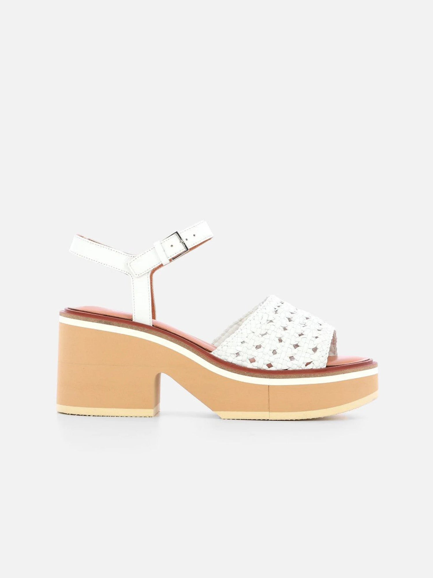 SANDALS - CELITA sandals, nappa white || OUTLET - CELITAWHINAPM340 - Clergerie Paris - USA