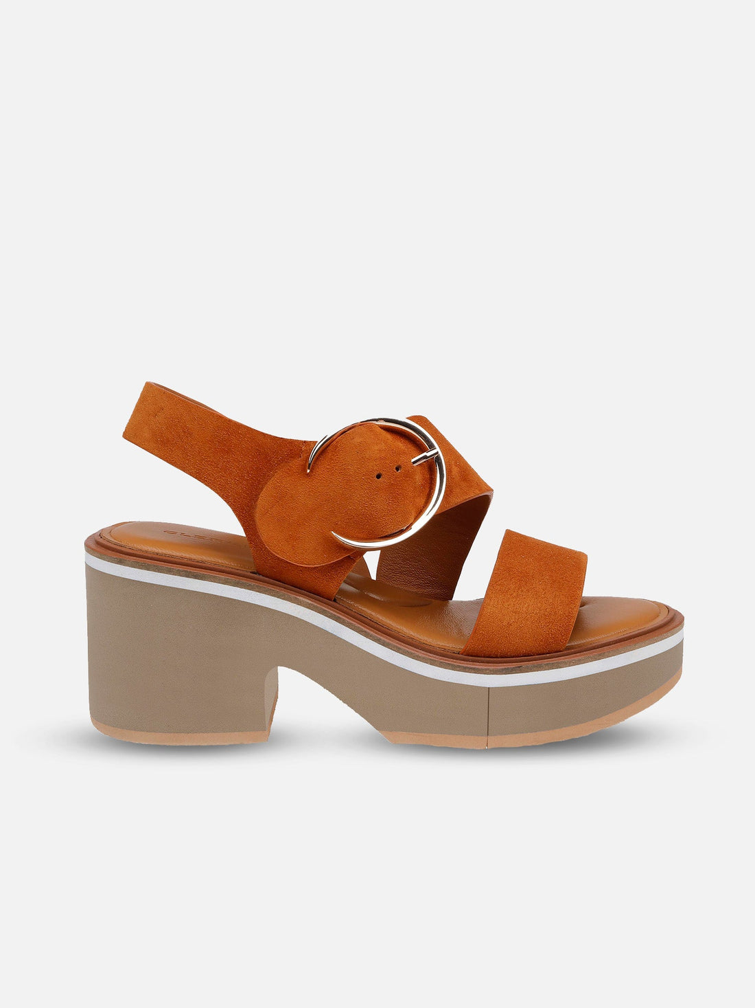 SANDALS - CELTY, ginger suede - Clergerie Paris - USA