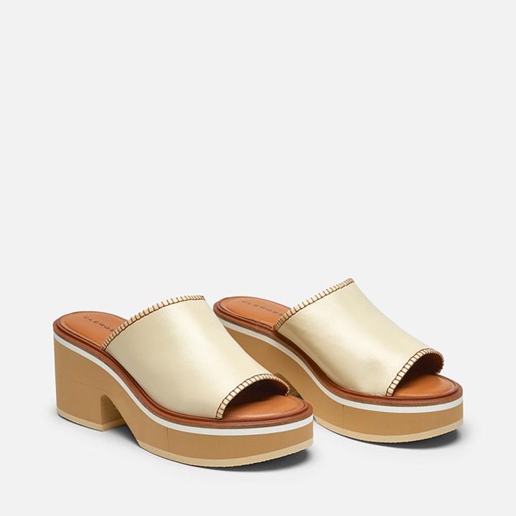 MULES - CESSY, beige || OUTLET - Clergerie Paris - USA