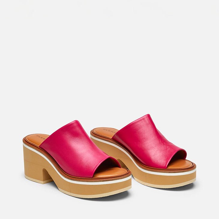 MULES - CESSY, hibiscus pink || OUTLET - Clergerie Paris - USA