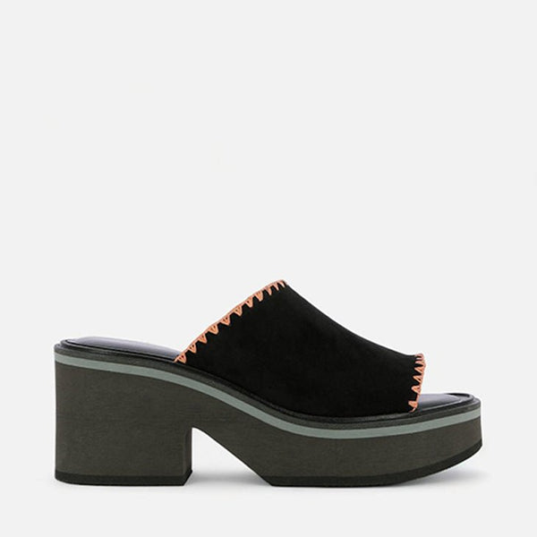 Mules Robert Clergerie Yellow size 5.5 US in Suede - 42772023