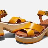 SANDALS - CHARLINE, amber yellow - Clergerie Paris - USA