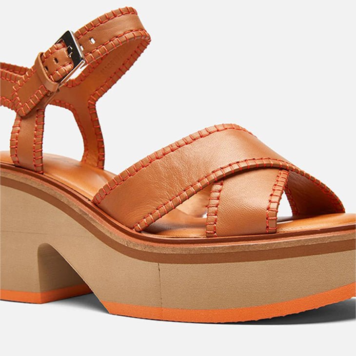 SANDALS - CHARLINE, brown || OUTLET - Clergerie Paris - USA