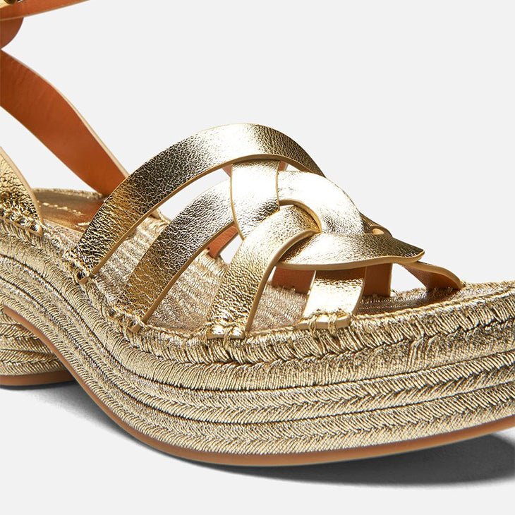 SANDALS - CHAYA, light gold || OUTLET - Clergerie Paris - USA