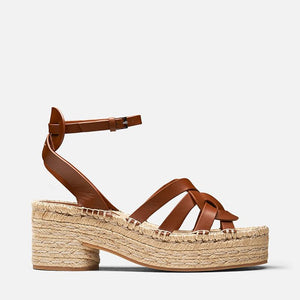 SANDALS - CHAYA, wood brown || OUTLET - Clergerie Paris - USA