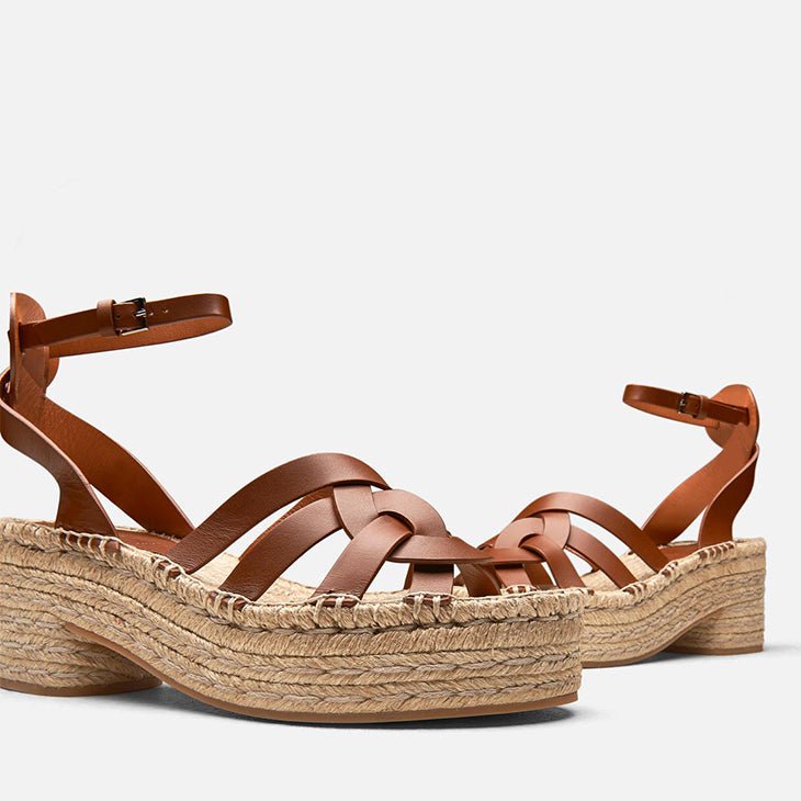 SANDALS - CHAYA, wood brown || OUTLET - Clergerie Paris - USA