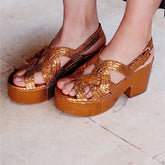 SANDALS - CHOU, snake effect - Clergerie Paris - USA