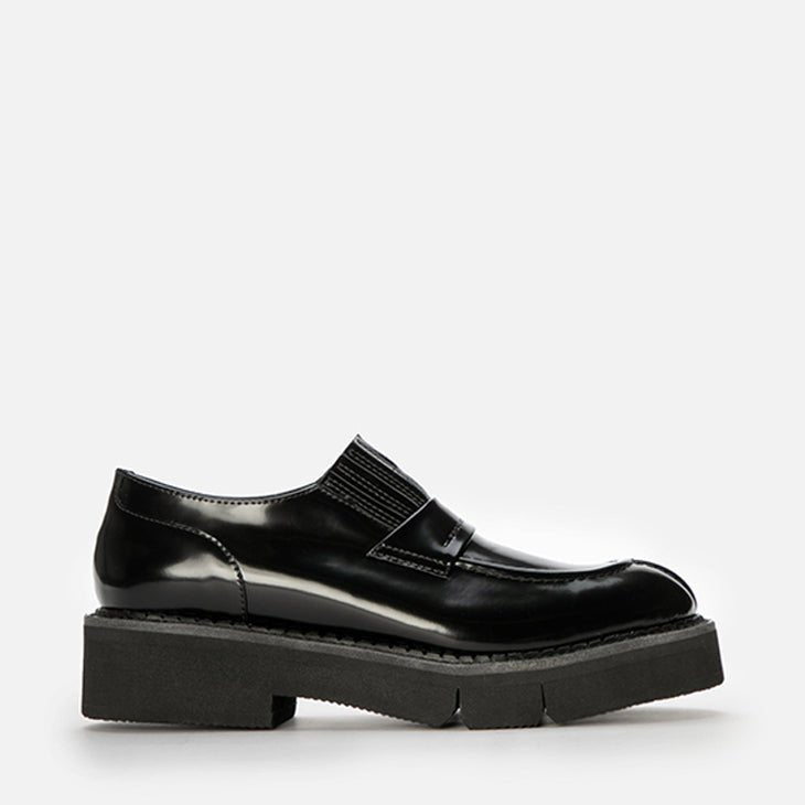 LOAFERS - CLARK, gloss black - Clergerie Paris - USA