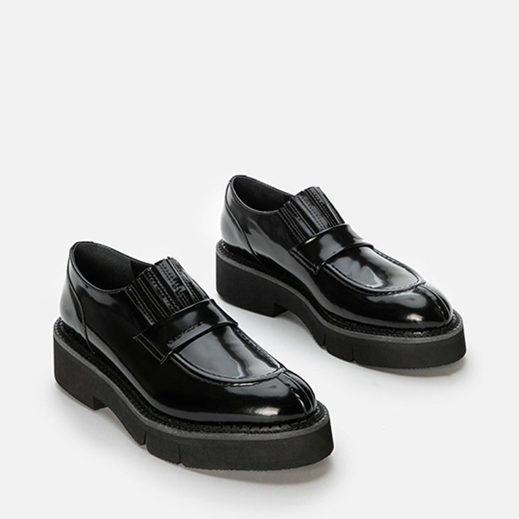 LOAFERS - CLARK, gloss black - Clergerie Paris - USA