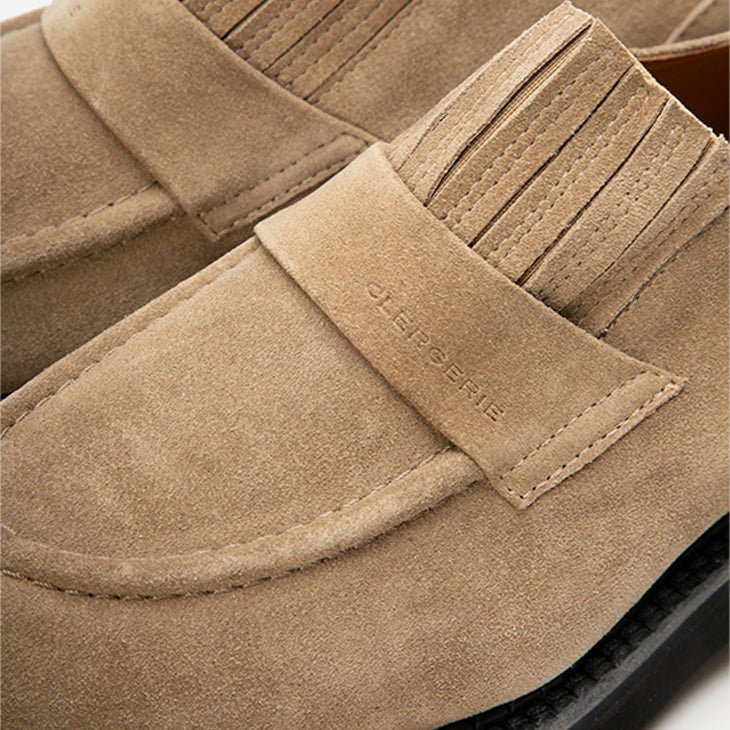 LOAFERS - CLARK, suede gobi - Clergerie Paris - USA