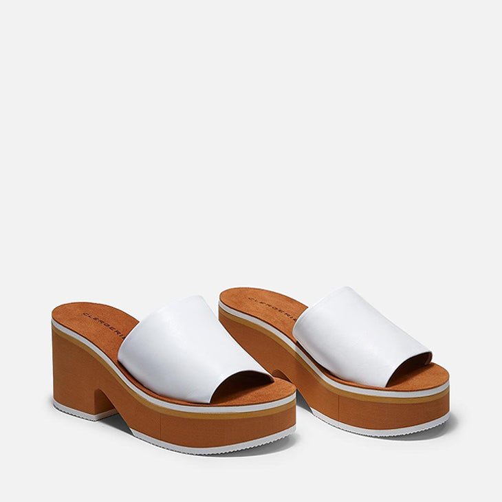 MULES - CLEM, white || OUTLET - Clergerie Paris - USA