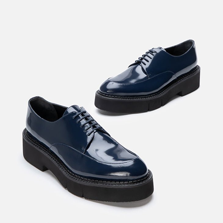 DERBIES - CLIVE, gloss mineral - Clergerie Paris - USA