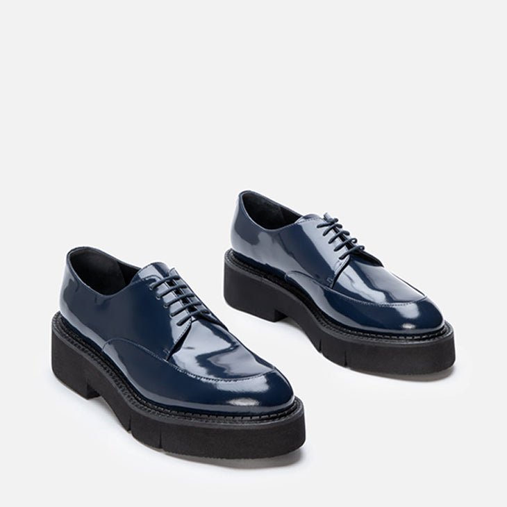 DERBIES - CLIVE, gloss mineral - Clergerie Paris - USA