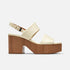 SANDALS - CORA sandals, lambskin beige || OUTLET - CORA9STRNAPM350 - Clergerie Paris - USA