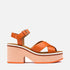 SANDALS - COURTNEY, coral || OUTLET - Clergerie Paris - USA