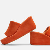 MULES - DAENA, coral suede || OUTLET - Clergerie Paris - USA