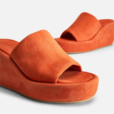 MULES - DAENA, coral suede || OUTLET - Clergerie Paris - USA