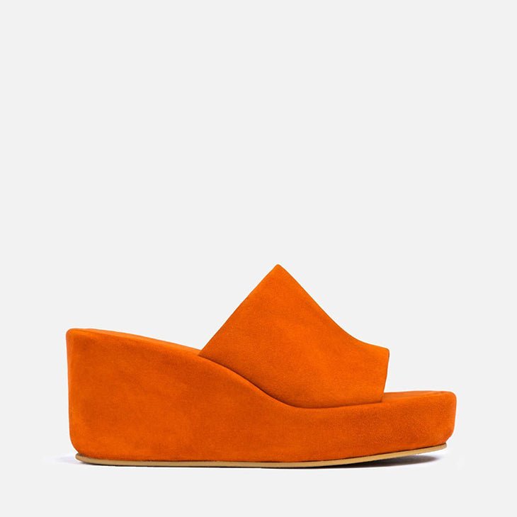 MULES - DAENA, coral suede || OUTLET - Clergerie Paris - USA