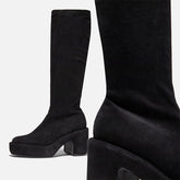 HIGH BOOTS - DAJA, suede black || OUTLET - Clergerie Paris - USA