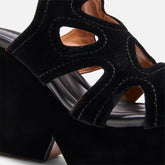 MULES - DALEY mules, fabric black || OUTLET - DALEYTBLKVLVM350 - Clergerie Paris - USA