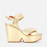 SANDALS - DARLIE, gold metallic - Clergerie Paris - USA