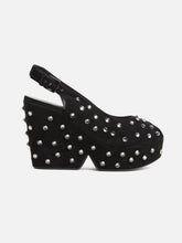 WEDGES - DAVINA, suede black - Clergerie Paris - USA