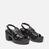 SANDALS - DIVINA, black || OUTLET - Clergerie Paris - USA