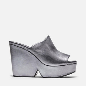 MULES - DOLCY, sylver || OUTLET - Clergerie Paris - USA