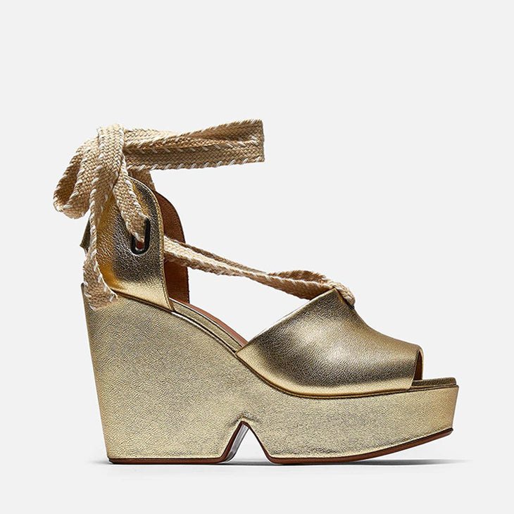 SANDALS - DOTY, light gold || OUTLET - Clergerie Paris - USA