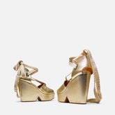 SANDALS - DOTY, light gold || OUTLET - Clergerie Paris - USA